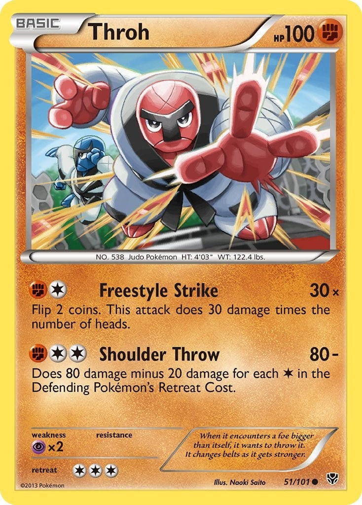 Image for Throh (Plasma Blast) (51/101) - Pokemon