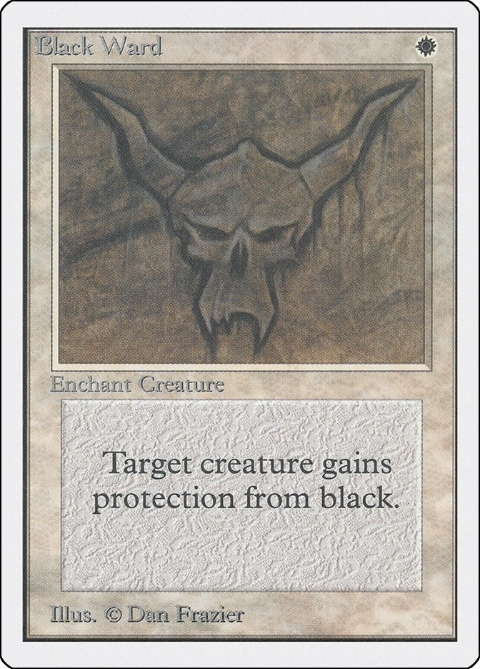 Image for Black Ward (Unlimited Edition) - Magic: The Gathering