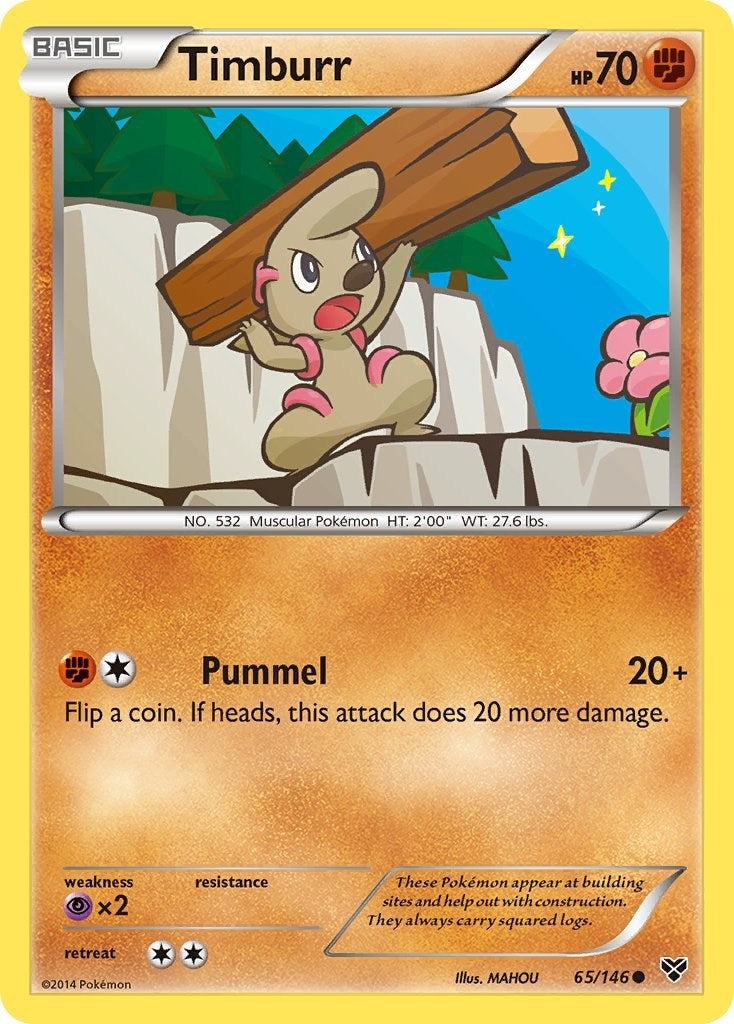 Image for Timburr (XY Base Set) (65/146) - Pokemon