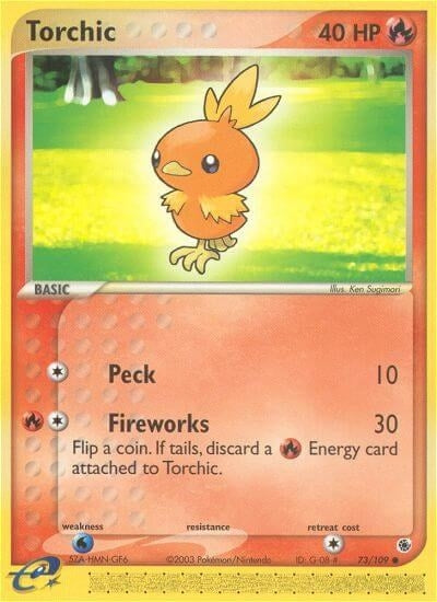 Image for Torchic (Ruby and Sapphire) (73/109) - Pokemon