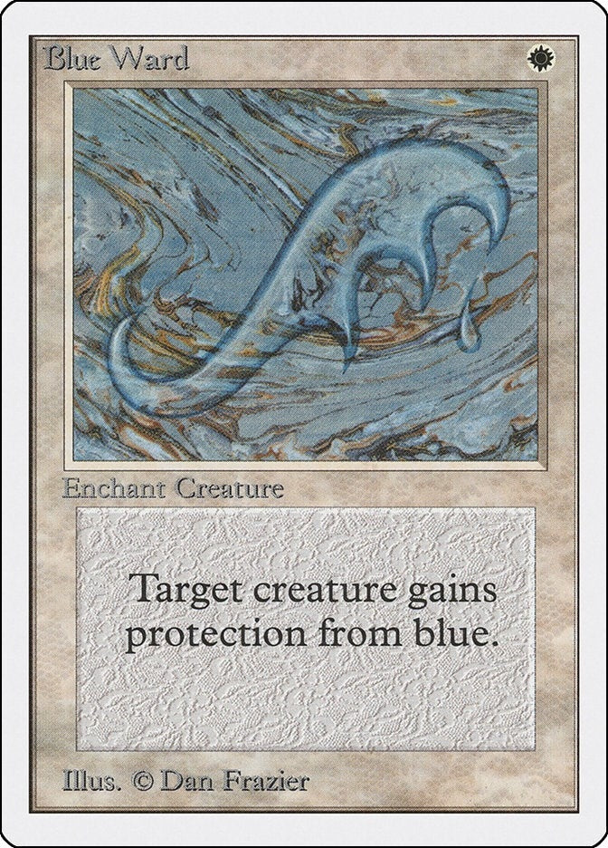 Image for Blue Ward (Unlimited Edition) - Magic: The Gathering