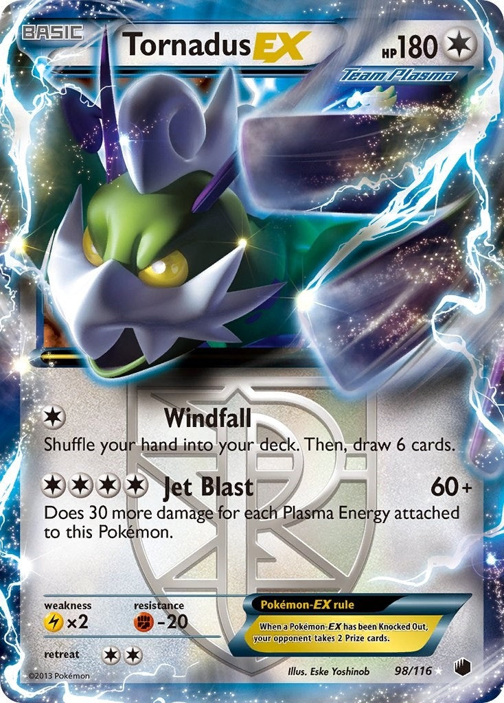 Image for Tornadus EX (Team Plasma) (Plasma Freeze) (98/116) - Pokemon