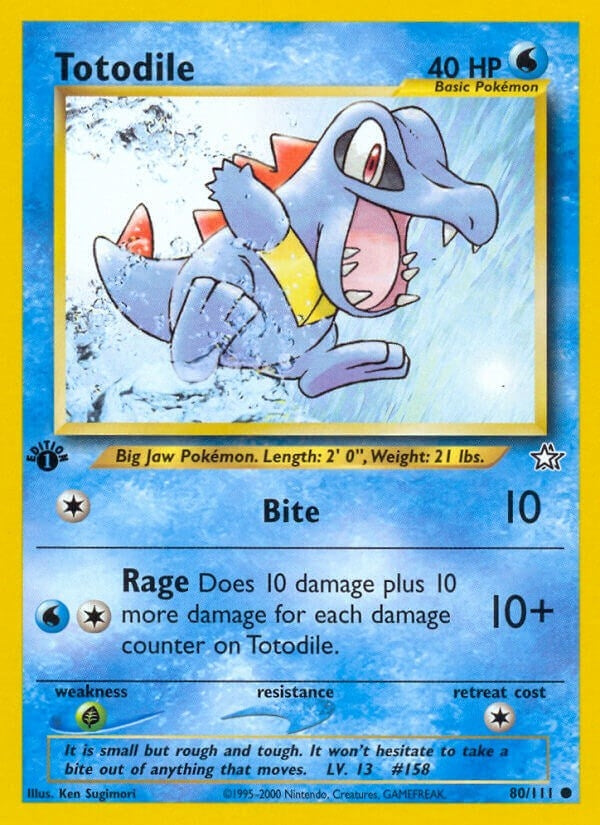 Image for Totodile (80) (Neo Genesis) (080/111) - Pokemon