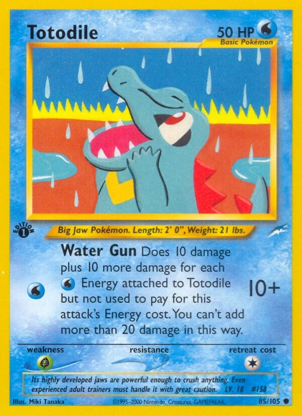 Image for Totodile (Neo Destiny) (085/105) - Pokemon