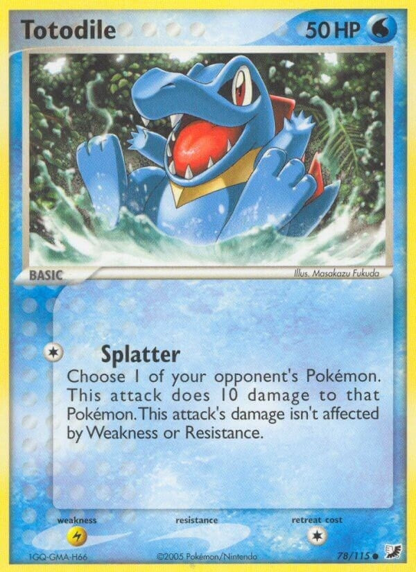 Image for Totodile (Unseen Forces) (78/115) - Pokemon