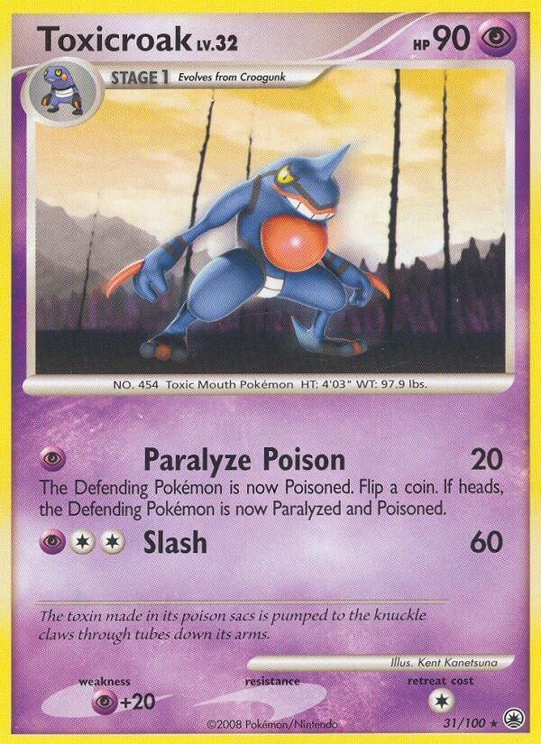 Image for Toxicroak (Majestic Dawn) (31/100) - Pokemon