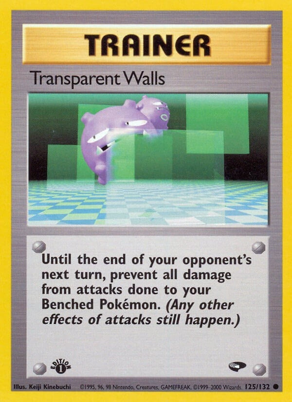 Image for Transparent Walls (Gym Challenge) (125/132) - Pokemon