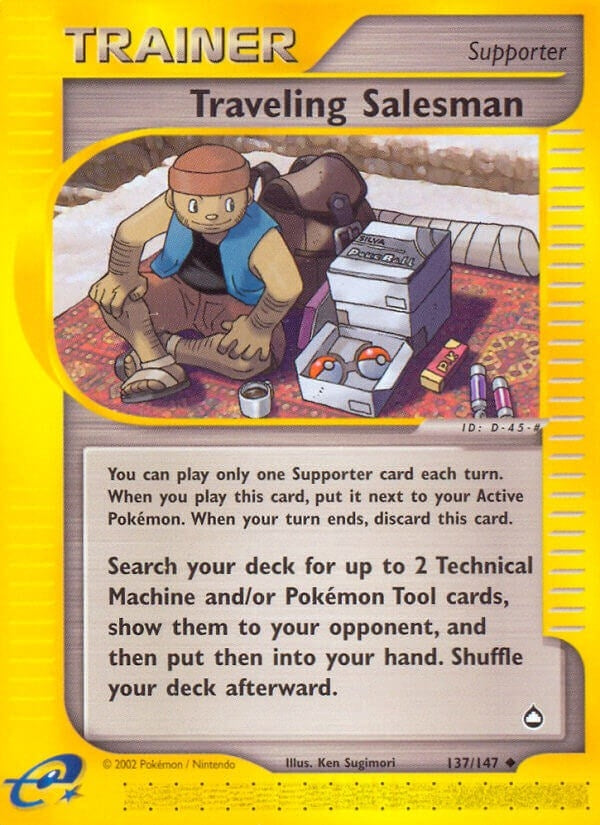 Image for Traveling Salesman (Aquapolis) (137/147) - Pokemon
