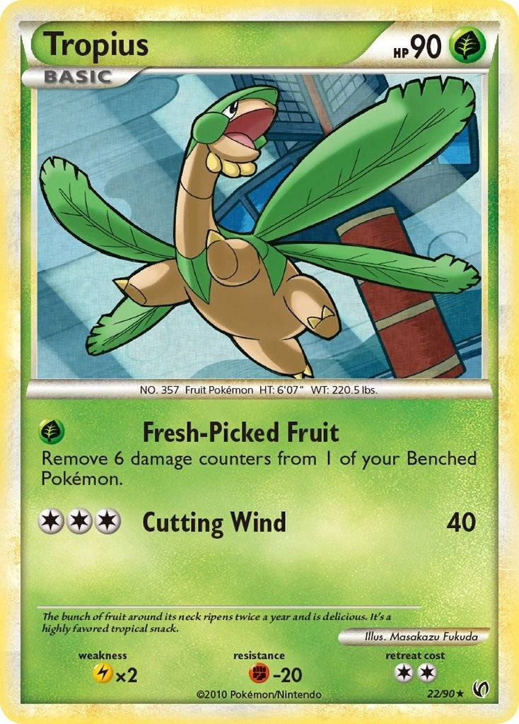 Image for Tropius (Undaunted) (22/90) - Pokemon