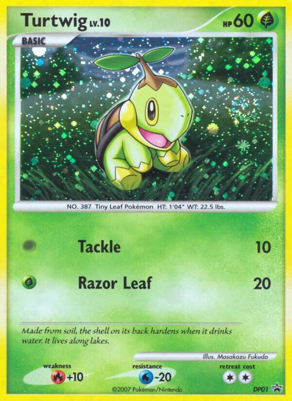 Image for Turtwig - DP01 (Diamond and Pearl Promos) (DP01) - Pokemon