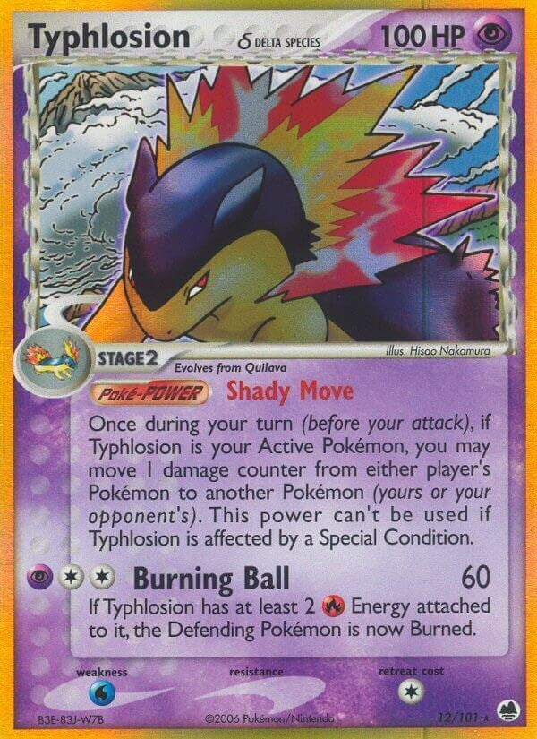 Image for Typhlosion (Delta Species) (Dragon Frontiers) (12/101) - Pokemon