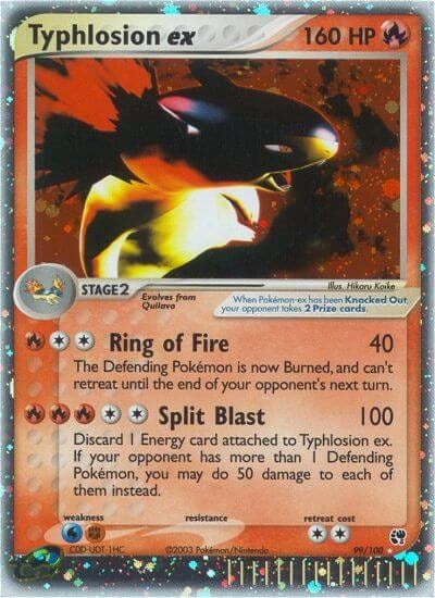Image for Typhlosion ex (Sandstorm) (99/100) - Pokemon