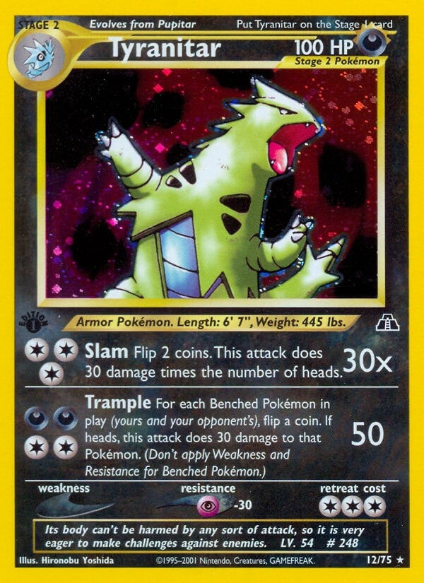 Image for Tyranitar (12) (Neo Discovery) (12/75) - Pokemon