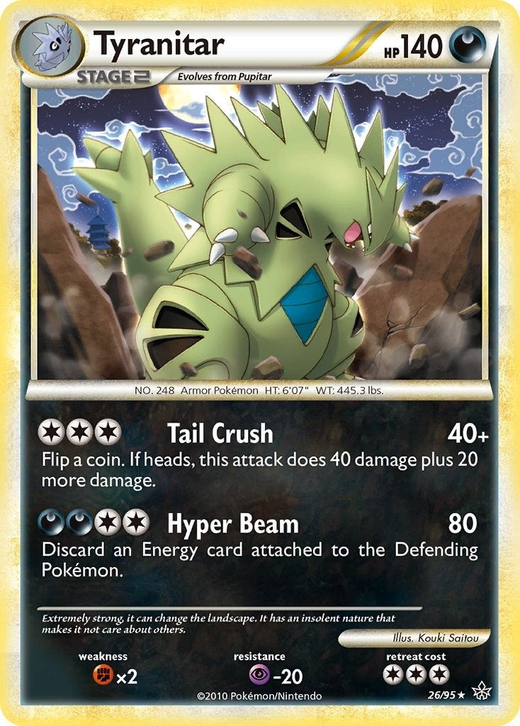 Image for Tyranitar (Unleashed) (26/95) - Pokemon