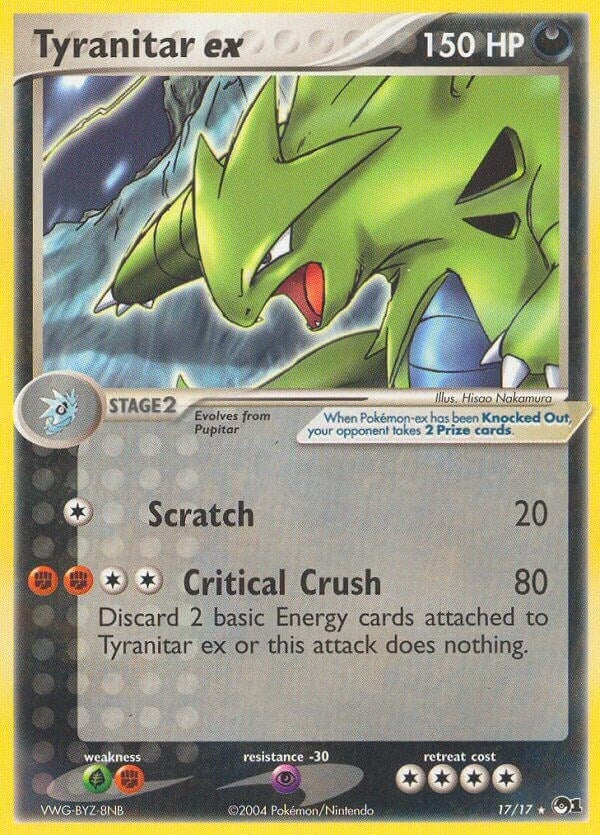 Image for Tyranitar ex (Holo) (POP Series 1) (017/017) - Pokemon
