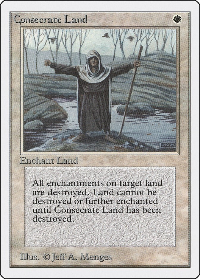 Image for Consecrate Land (Unlimited Edition) - Magic: The Gathering