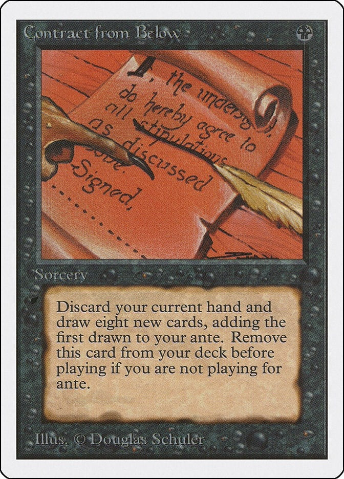Image for Contract from Below (Unlimited Edition) - Magic: The Gathering