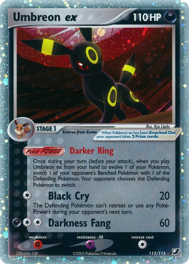 Image for Umbreon ex (Unseen Forces) (112/115) - Pokemon