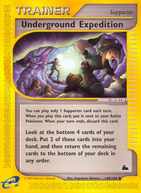 Image for Underground Expedition (Skyridge) (140/144) - Pokemon