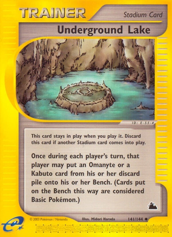 Image for Underground Lake (Skyridge) (141/144) - Pokemon