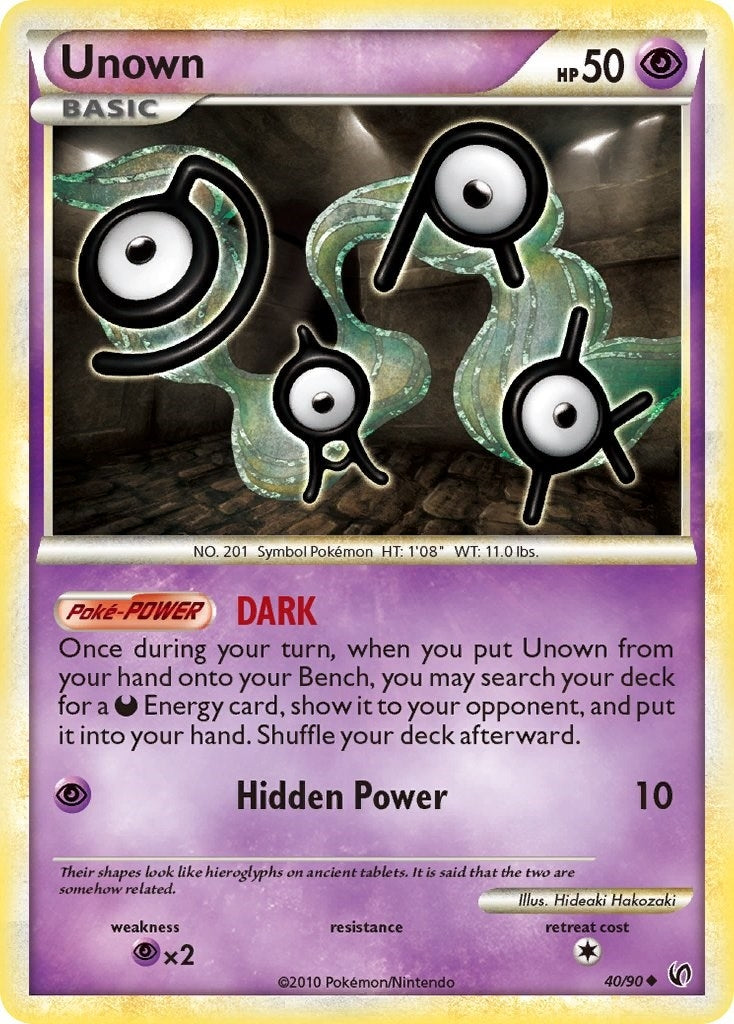 Image for Unown (Undaunted) (40/90) - Pokemon