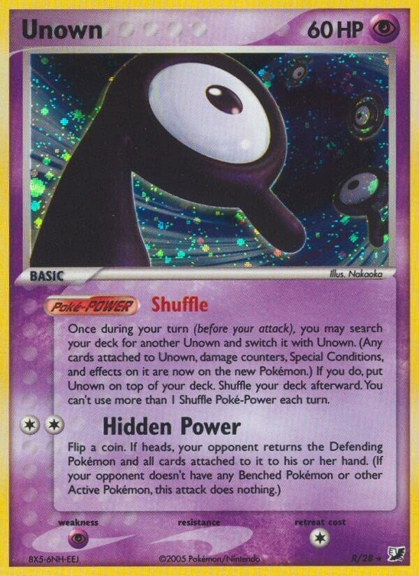 Image for Unown (R) (Unseen Forces) (R/28) - Pokemon