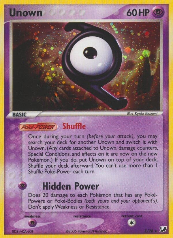 Image for Unown (Z) (Unseen Forces) (Z/28) - Pokemon