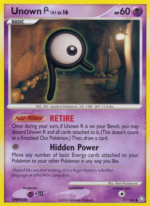 Image for Unown (R) (Legends Awakened) (77/146) - Pokemon