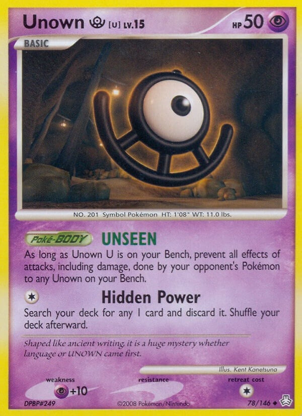 Image for Unown (U) (Legends Awakened) (78/146) - Pokemon