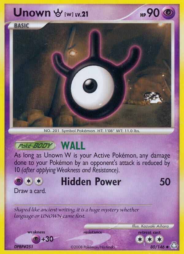 Image for Unown (W) (Legends Awakened) (80/146) - Pokemon