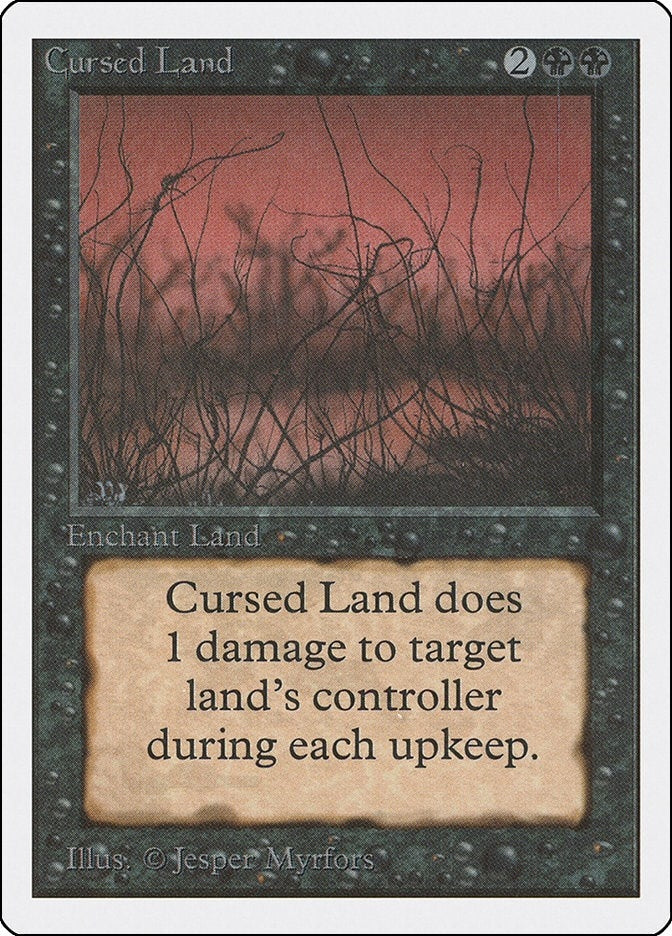 Image for Cursed Land (Unlimited Edition) - Magic: The Gathering