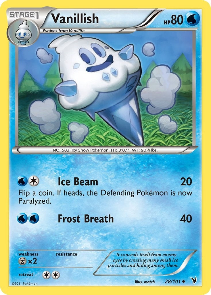Image for Vanillish (Noble Victories) (28/101) - Pokemon