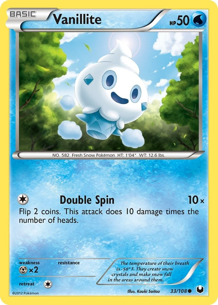 Image for Vanillite (Dark Explorers) (33/108) - Pokemon