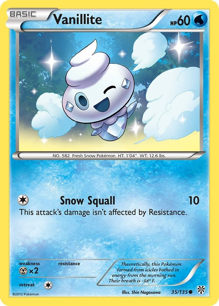 Image for Vanillite (Plasma Storm) (35/135) - Pokemon