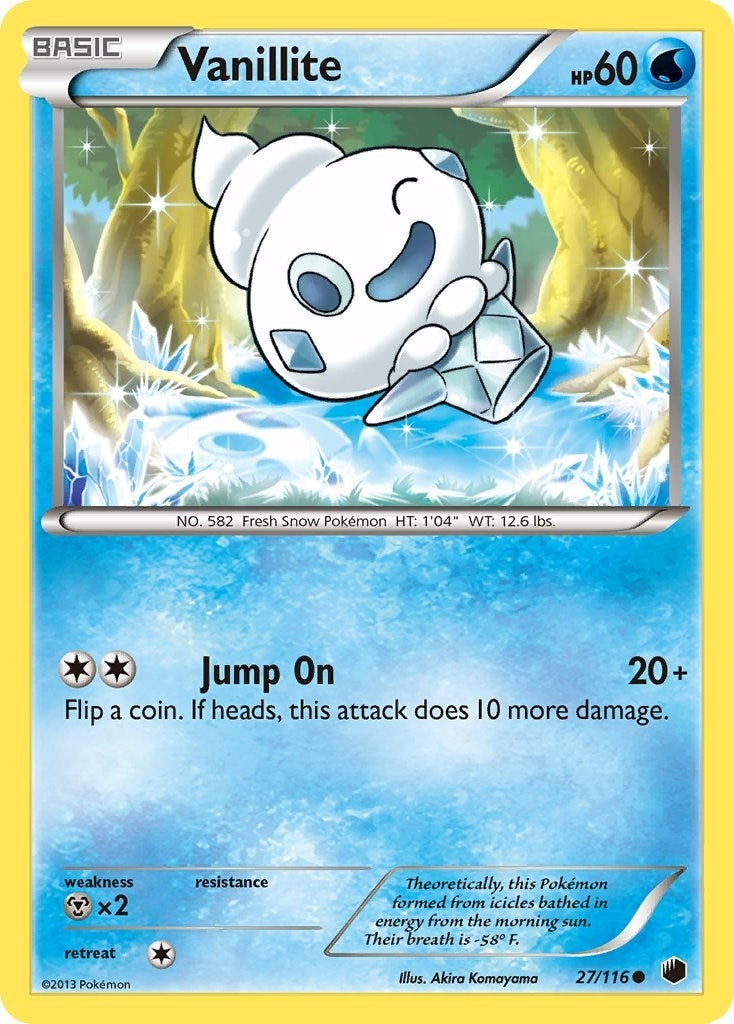 Image for Vanillite (Plasma Freeze) (27/116) - Pokemon