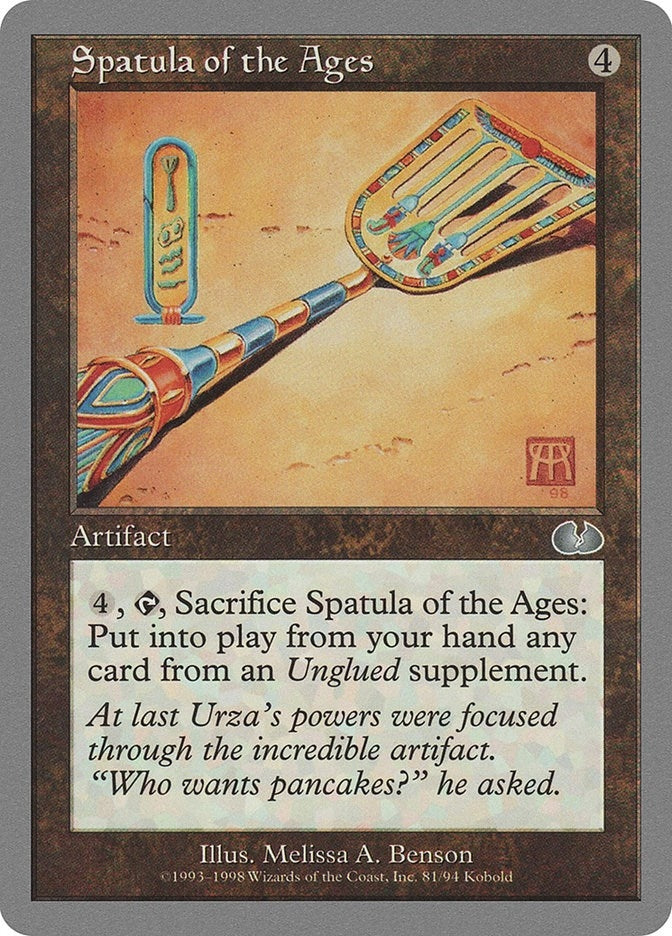 Image for Spatula of the Ages (Unglued) (81) - Magic: The Gathering