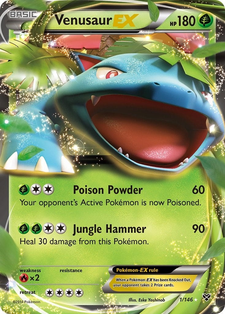 Image for Venusaur EX (XY Base Set) (1/146) - Pokemon