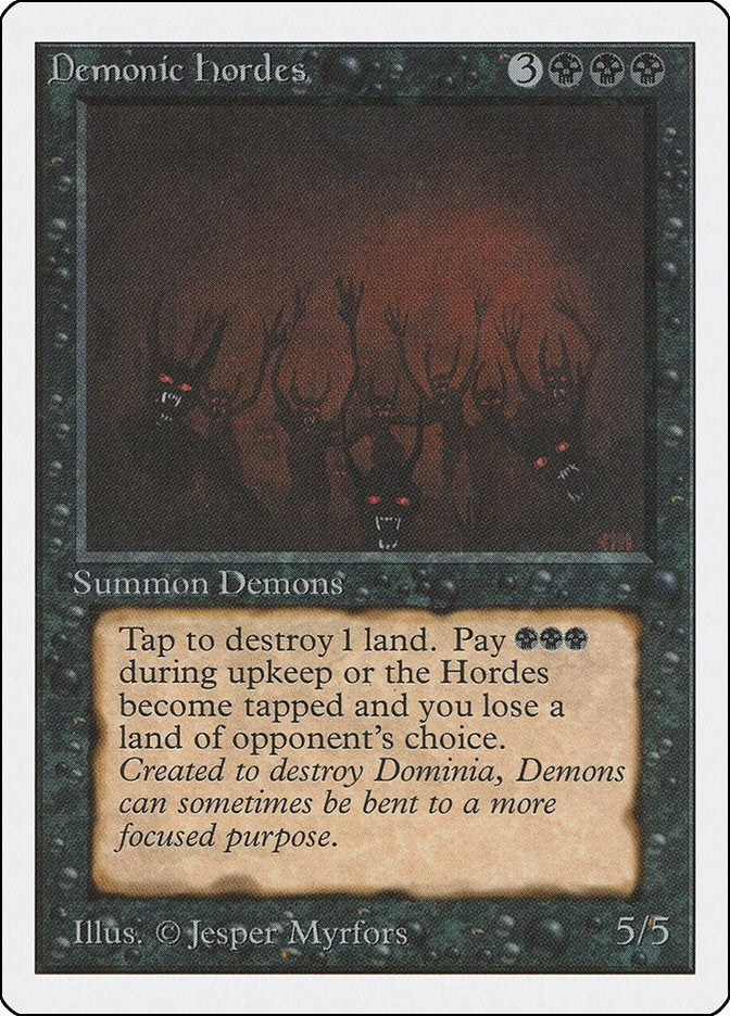 Image for Demonic Hordes (Unlimited Edition) - Magic: The Gathering