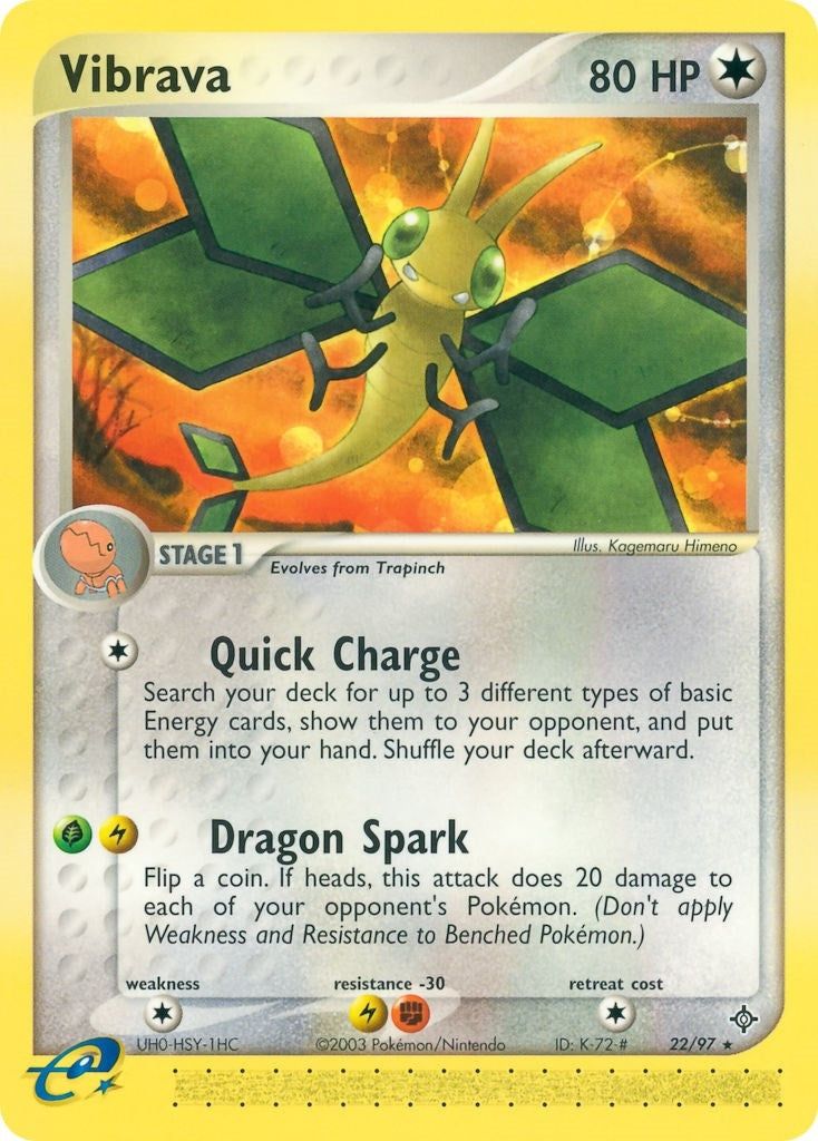 Image for Vibrava (Dragon) (22/97) - Pokemon
