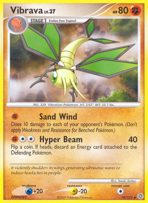 Image for Vibrava (Secret Wonders) (74/132) - Pokemon