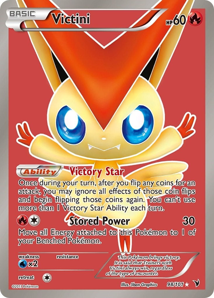 Image for Victini (98 Full Art) (Noble Victories) (98/101) - Pokemon