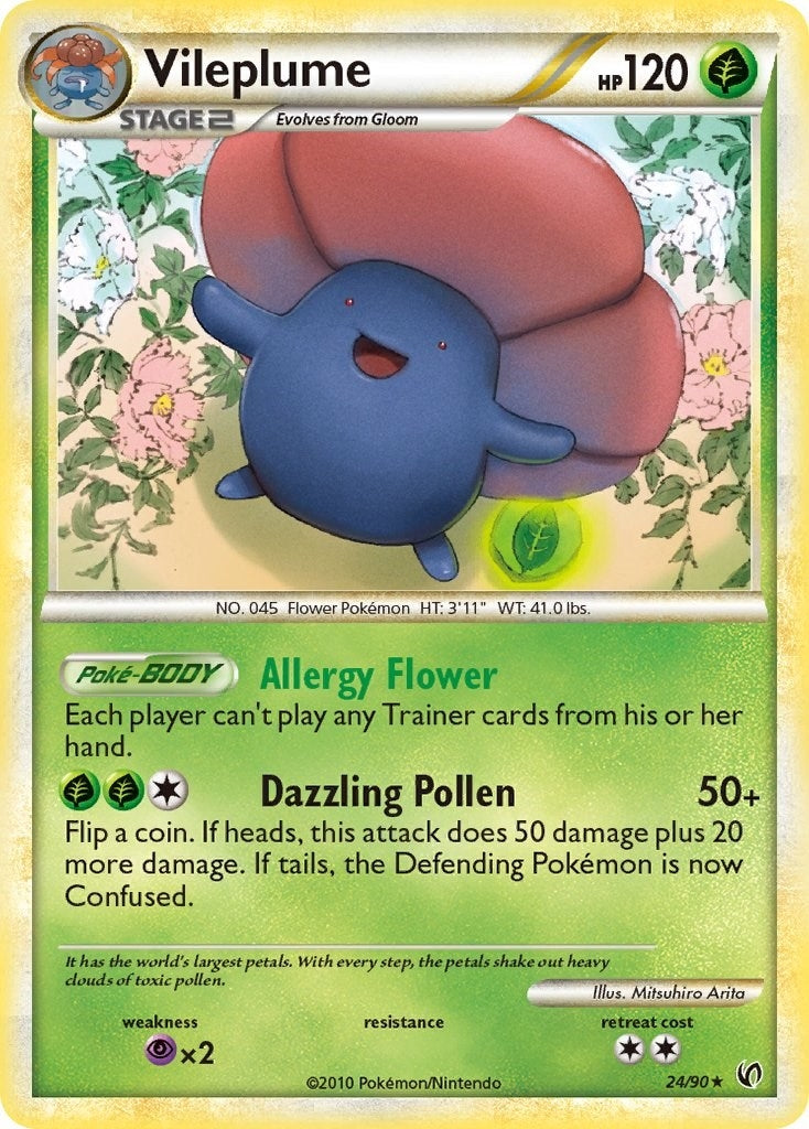 Image for Vileplume (Undaunted) (24/90) - Pokemon