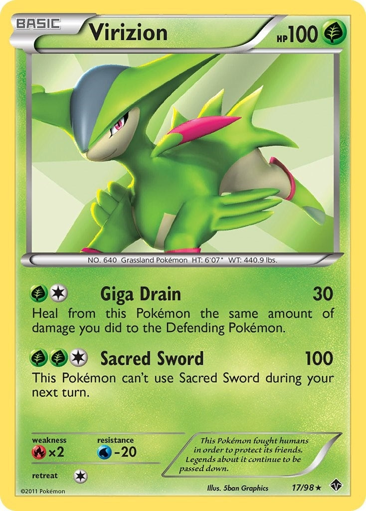 Image for Virizion (Emerging Powers) (17/98) - Pokemon