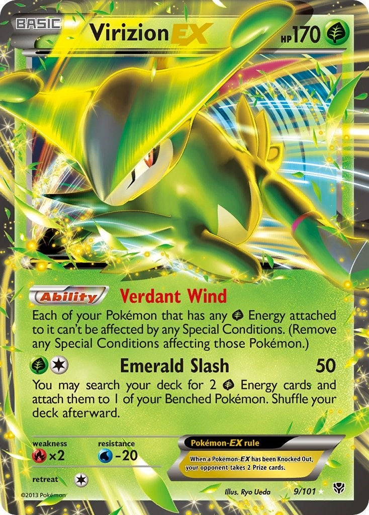 Image for Virizion EX (Plasma Blast) (9/101) - Pokemon
