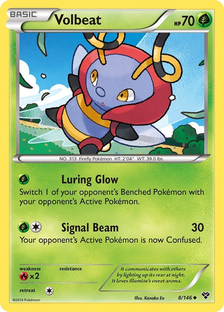 Image for Volbeat (XY Base Set) (8/146) - Pokemon