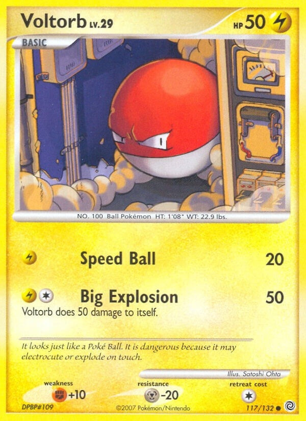 Image for Voltorb (Secret Wonders) (117/132) - Pokemon