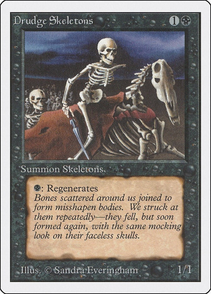 Image for Drudge Skeletons (Unlimited Edition) - Magic: The Gathering