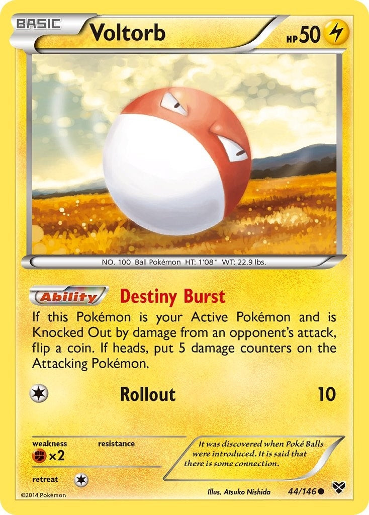 Image for Voltorb (XY Base Set) (44/146) - Pokemon