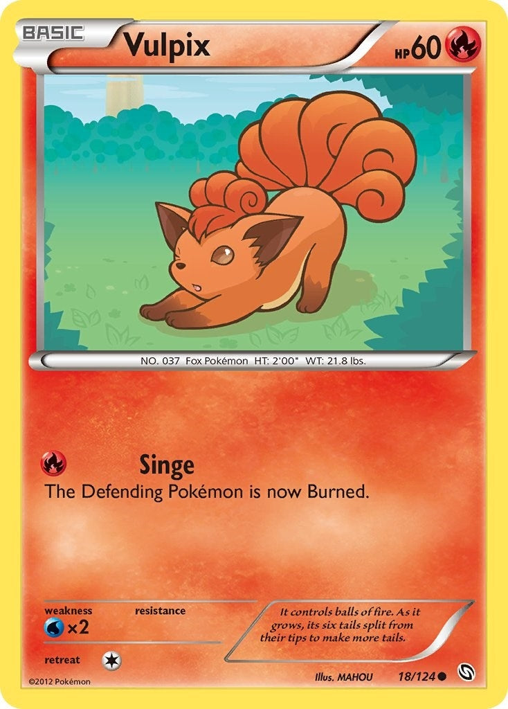 Image for Vulpix (Dragons Exalted) (18/124) - Pokemon