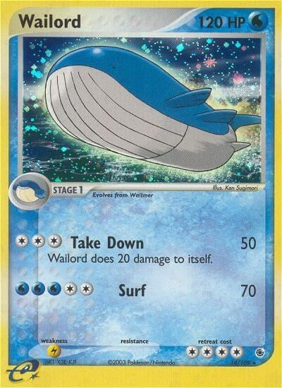 Image for Wailord (Ruby and Sapphire) (14/109) - Pokemon